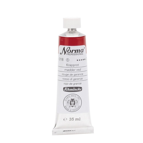 Norma Öl Farbe 35 ml, Krapprot (g.P. 1L= 225,42€)